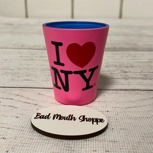 I Love New York / I Heart NY Neon Souvenir Show Glass